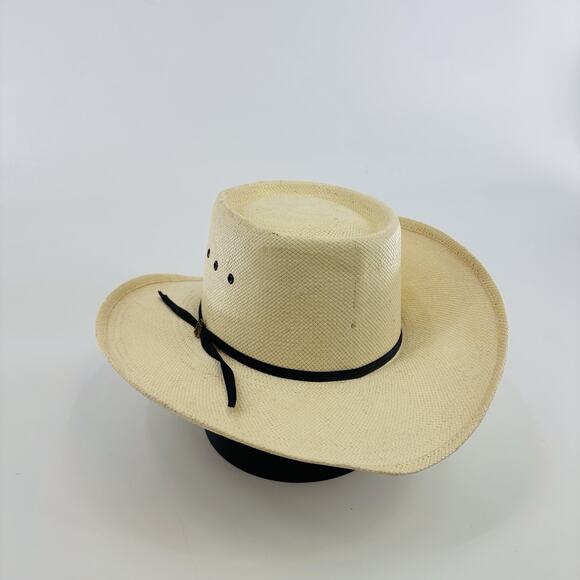 Inca Hats Straw Cowboy Hat Cap Size 7 5X XXXXX Beaver Band Mexico - Picture 1 of 7